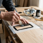 How Do You Use a 2×4 Rectangle Stencil for Needlepoint or Craft Marking?